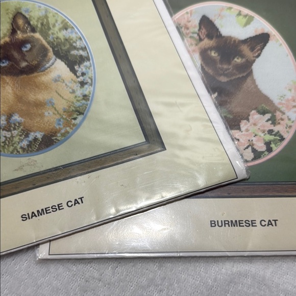 John Stubbs Siamese Cat Embroidery Kits - Picture 9 of 9